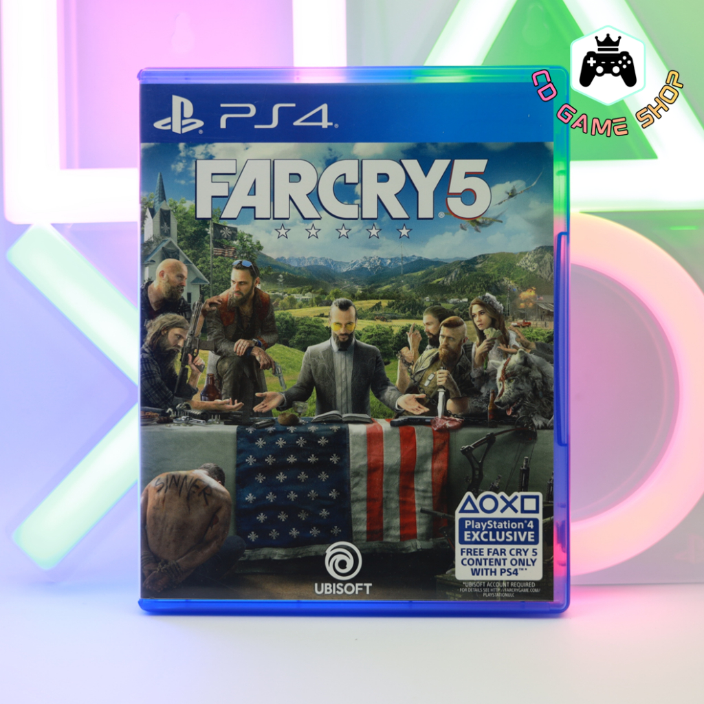 แผ่นเกมส์ PS4 FAR CRY 5 (มือ 2) พร้อมส่ง