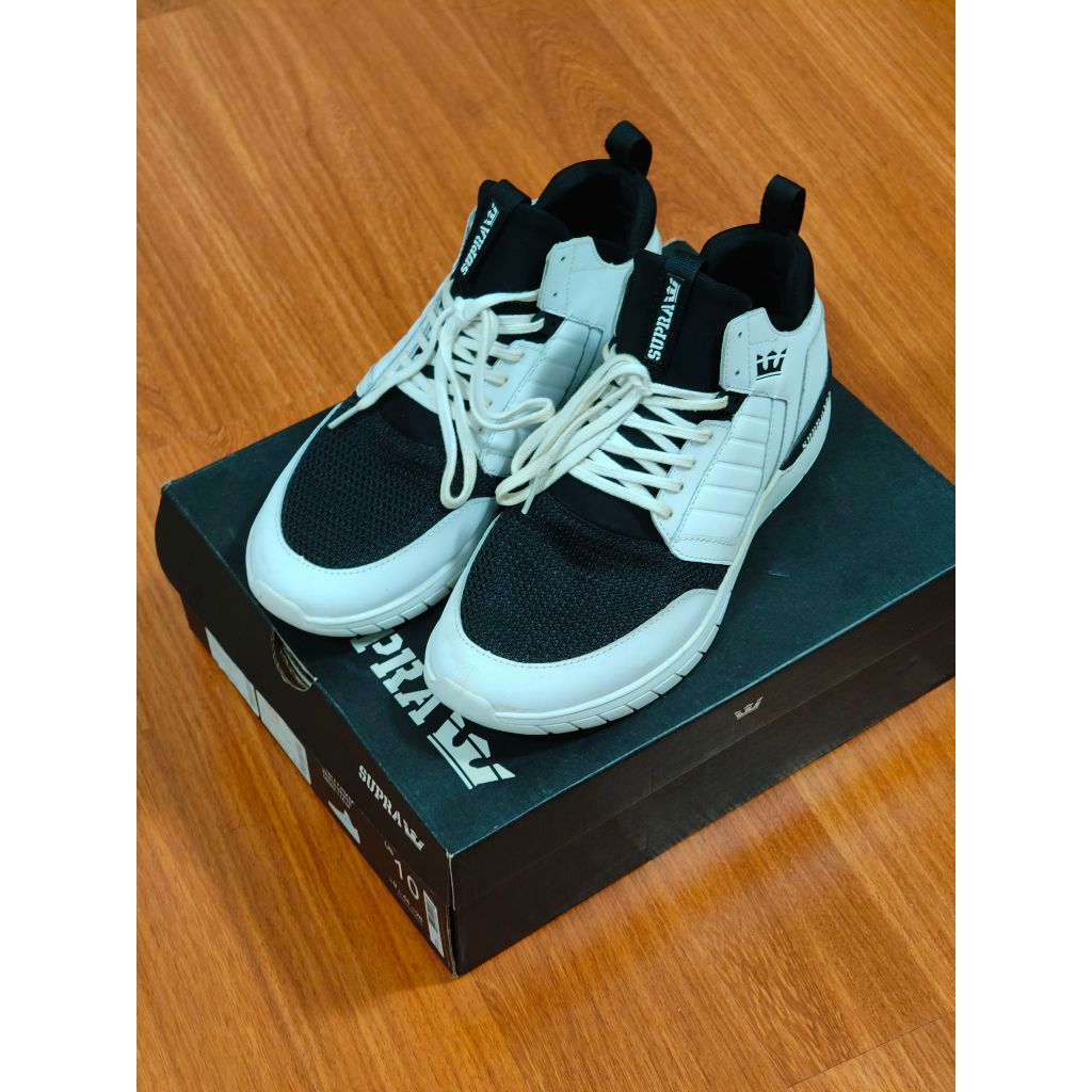 รองเท้า Supra METHOD/White-White 10US มือสอง ของแท้ 💯