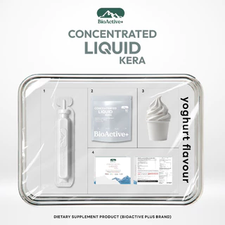 [ โปร 3 กล่อง] ไบโอแอคทีฟพลัส BioActive+ Concentrated Liquid Kera เคร่า ลดผมร่วง ผมเล็บแข็งแรง จำนวน 3 กล่อง มี 30 หลอด