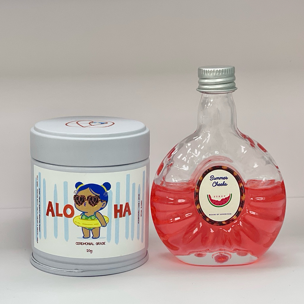 (พร้อมส่ง) vela tea ベラティー Vela Aloha | Ceremonial matcha แถมไซรัปแตงโม