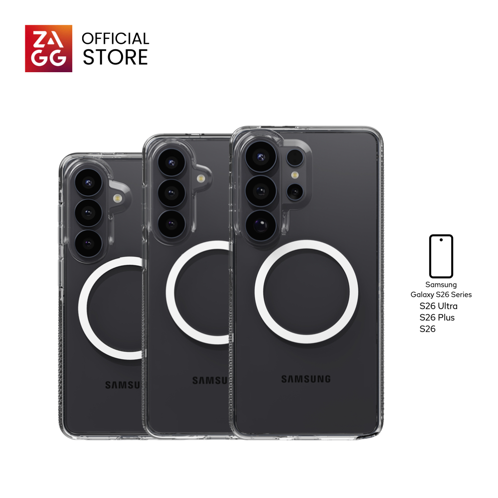 ZAGG เคสกันกระแทก Crystal Palace Snap ใช้สำหรับ Samsung Galaxy S26 Series