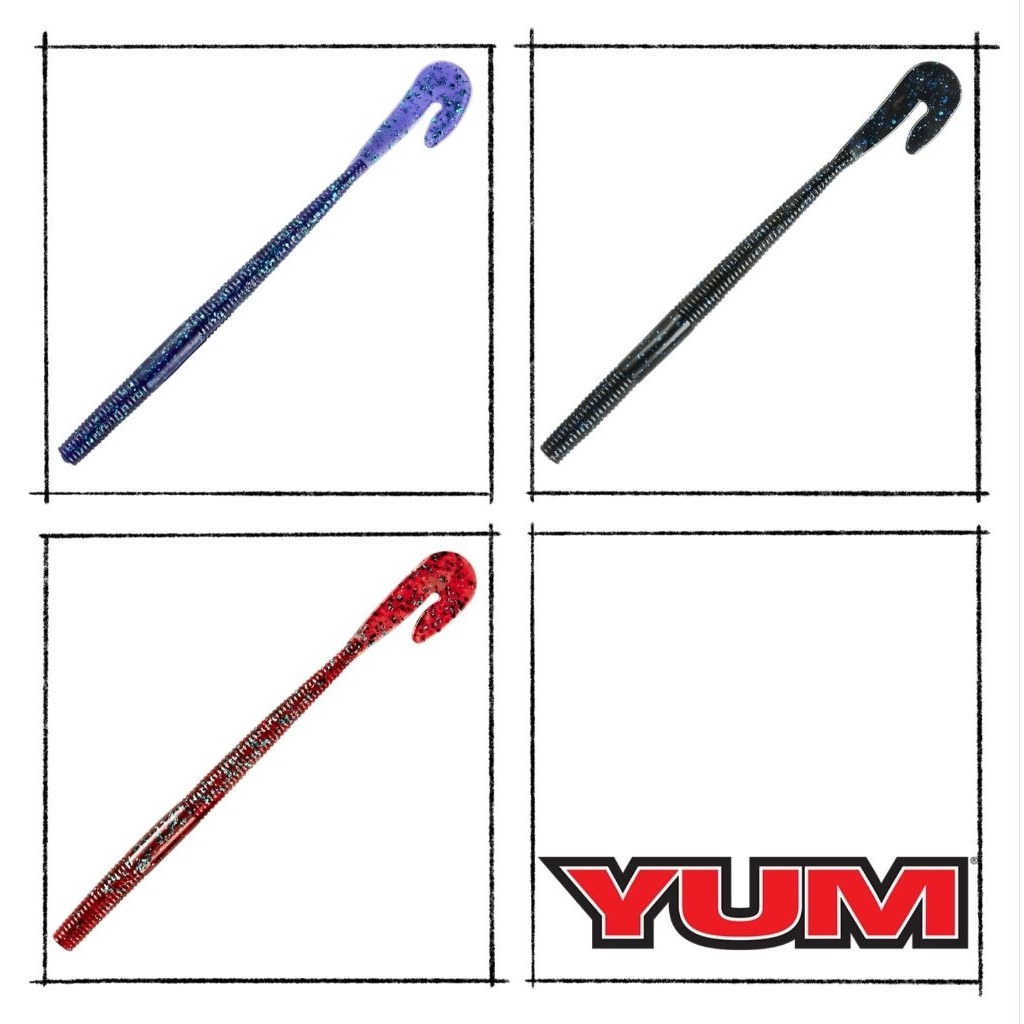 YUM" หนอนยาว หางหนอน 6 นิ้ว