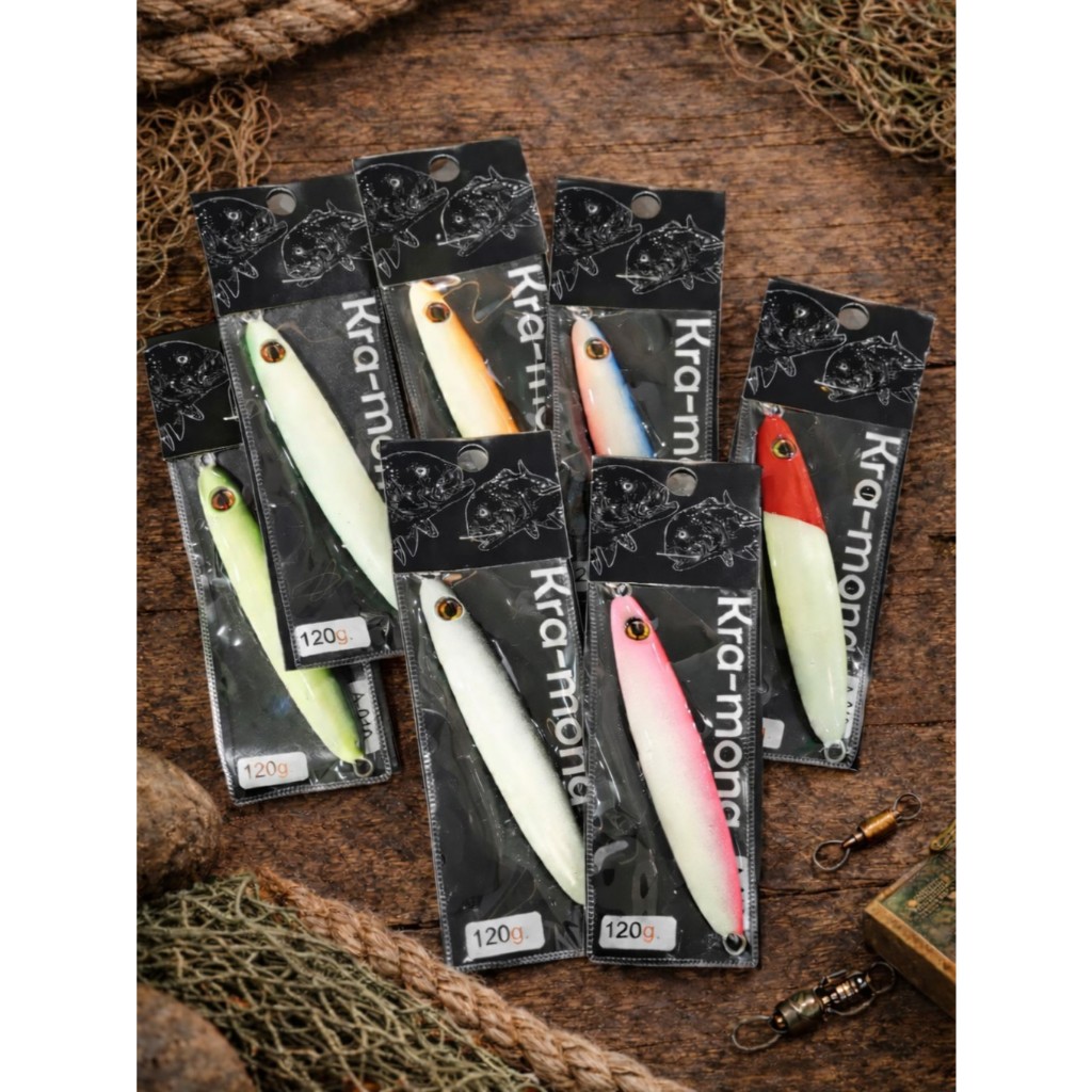 A-010 เรืองแสง มี 7 สี เหยื่อจิ๊ก Speed Jig / Slow Jig แอคชั่นส่ายธรรมชาติ