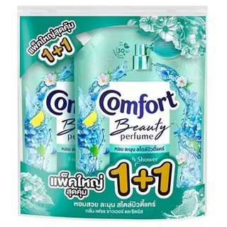 [ทั้งหมด 1 แพ็ค] คอมฟอร์ท อัลตร้า เฟรช /บิวตี้ เพอร์ฟูม น้ำยาปรับผ้านุ่ม ขนาด 1000/1050 มล. (แพ็ค 1+1) COMFORT ULTRA