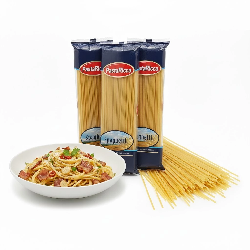 สปาเก็ตตี้ Pasta Ricco Spaghetti พาสต้าริคโค่ เส้นสปาเก็ตตี้ 400g