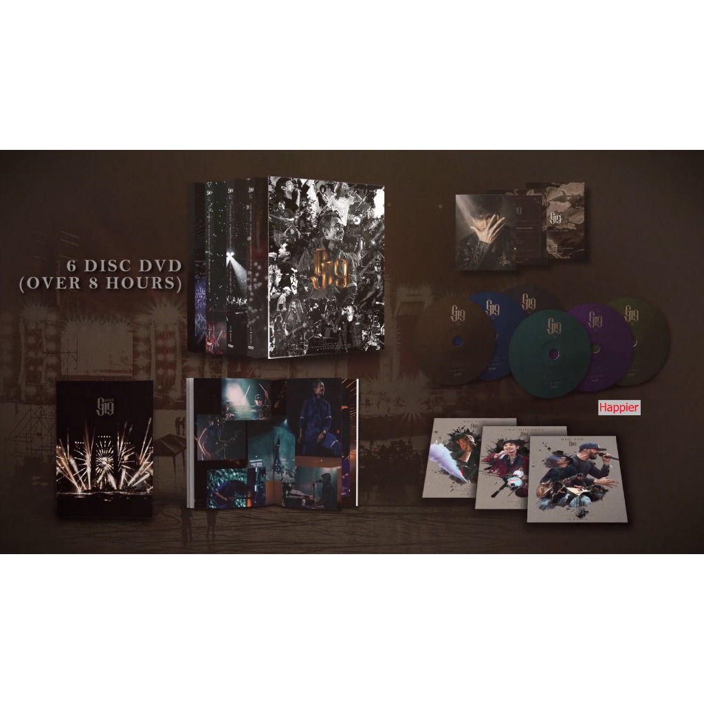 Boxset G19 บันทึกการแสดงสด Genie Fest Concert 19 ปี (6 DVDs) พร้อม SPECIAL PACK (มี Bodyslam)