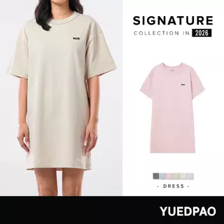 Yuedpao Signature Dress 2026 ชุดเดรส ยืดเปล่า ผ้าหนาทรงสวย ยับยากไม่ต้องรีด เดรสสั้น 7 สี