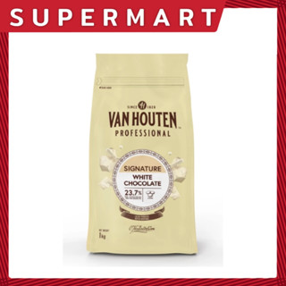 Van Houten White Chocolate 23.7% 1kg #1109532