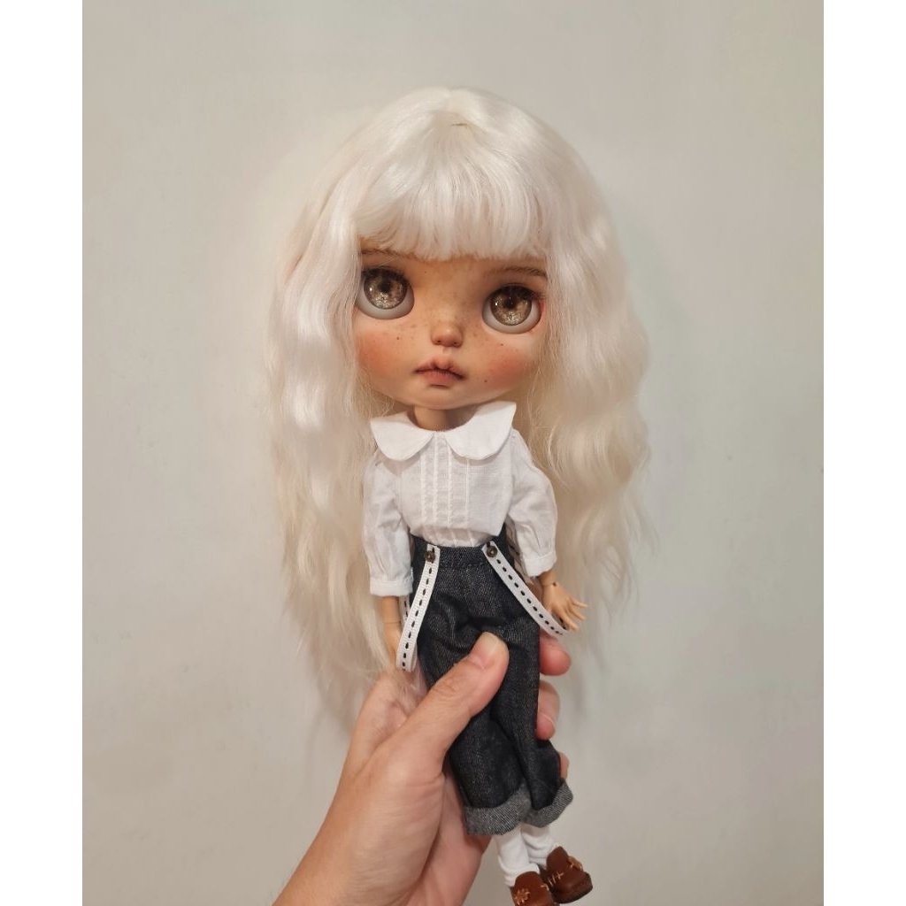 วิกผมแพะ บลายธ์ Mohair Wig for Blythe Dian dian Qbaby MininsCloset