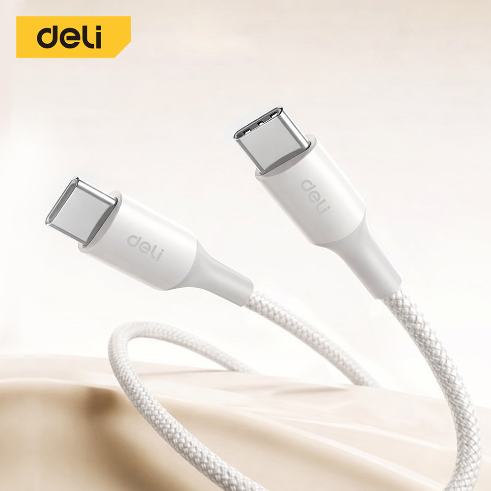 Deli สายชาร์จโทรศัพท์ สายชาร์จเร็ว PD 20W Type-C to Lightning สายถักไนลอน ทนทาน Fast Charging Cable ราคา ถูกที่สุด ดีลบีเคเค แกลเลอรีภาพที่ 6