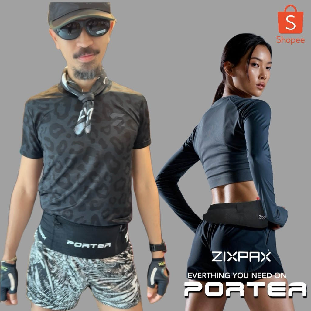 PORTER RUNNING BELT เข็มขัดวิ่ง : ZIXPAX