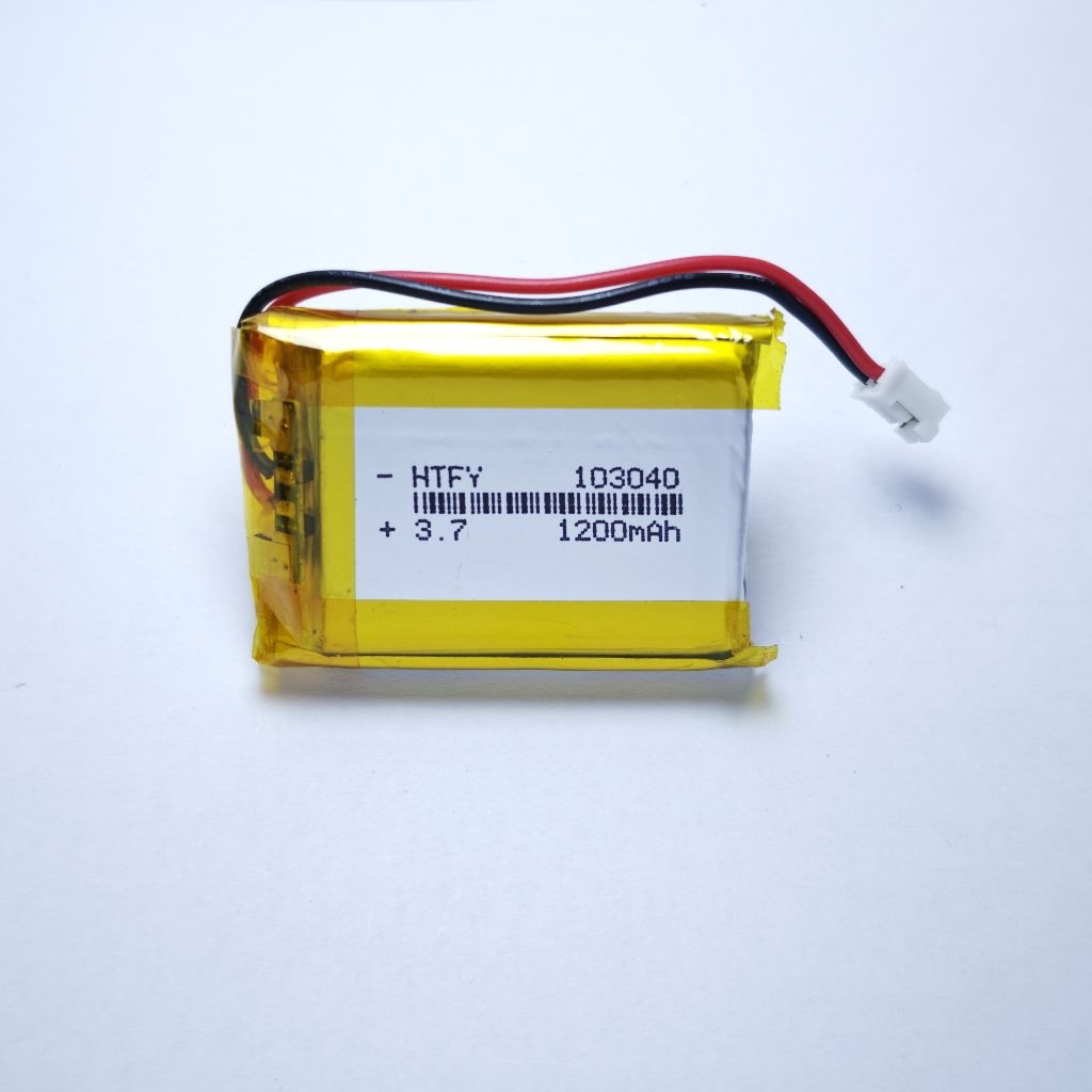 HTFY 103040 (ตัวเลข 103040 แรงดันไฟฟ้า: 3.7V 1200mAh มีแจ็ค