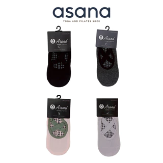 Asana Non-Slip Yoga Socks ถุงเท้าโยคะ พิลาทิส มีแถบซิลิโคนยึดเกาะ 36-40