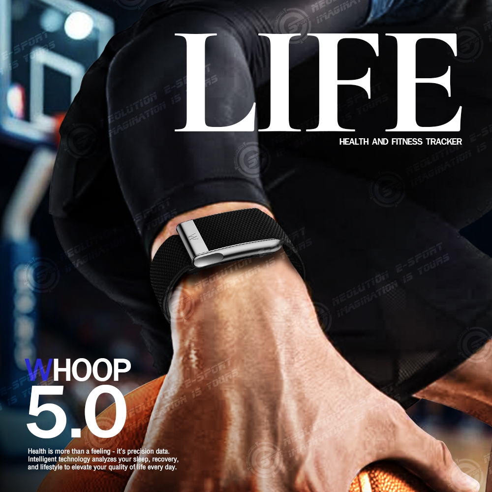 [ของแท้] WHOOP 5.0 รุ่น ONE / PEAK / LIFE สายรัดข้อมืออัจฉริยะ ฟรี Subscription 12 เดือน วัดชีพจร HR