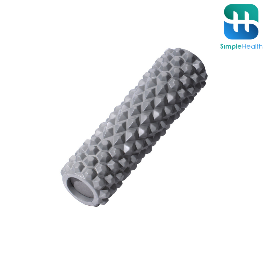 Simple Health ลูกกลิ้งโฟมโยคะ Foam Roller โรลเลอร์ ลูกกลิ้งโฟม ปุ่ม 3มิติ นวดกล้ามเนื้อ