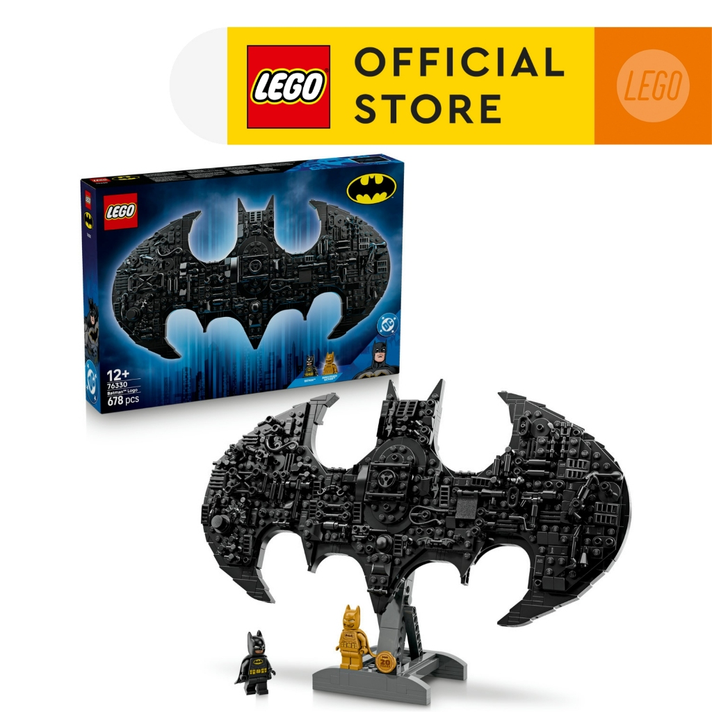 LEGO Super Heroes DC 76330 Batman Logo (678 Pieces), Building Blocks, Kids Toy