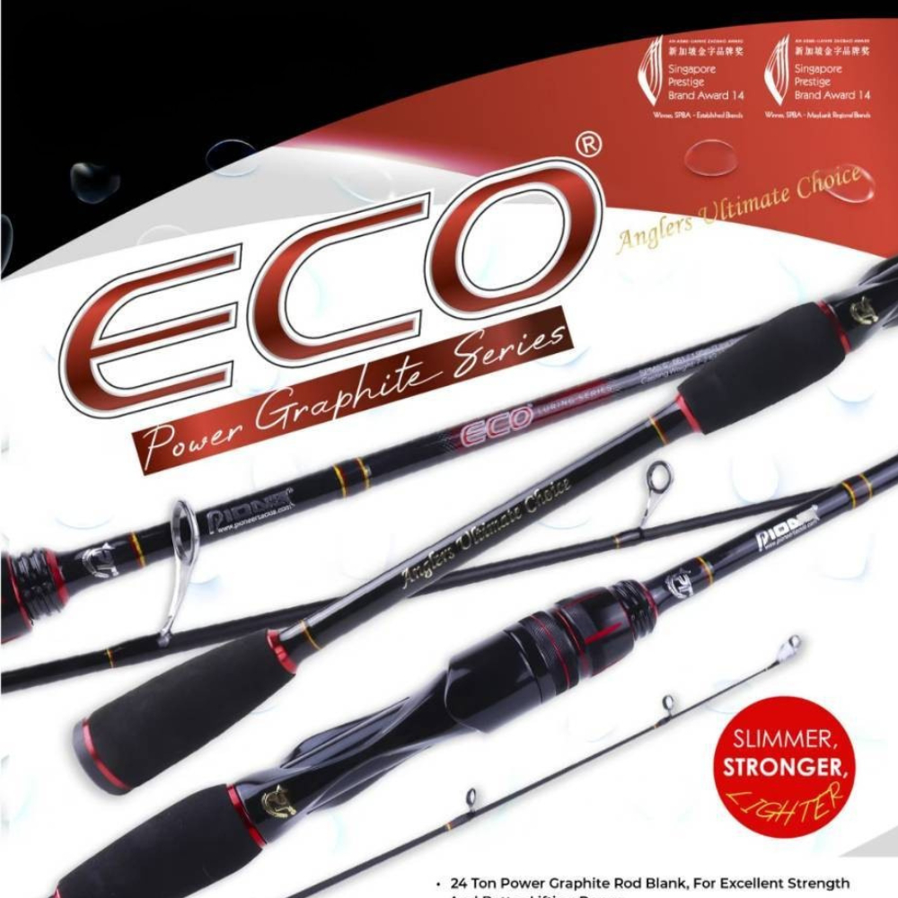 คันตีเหยื่อปลอม คันเบ็ด PIONEER ECO LURING คันเบท เวท10-20