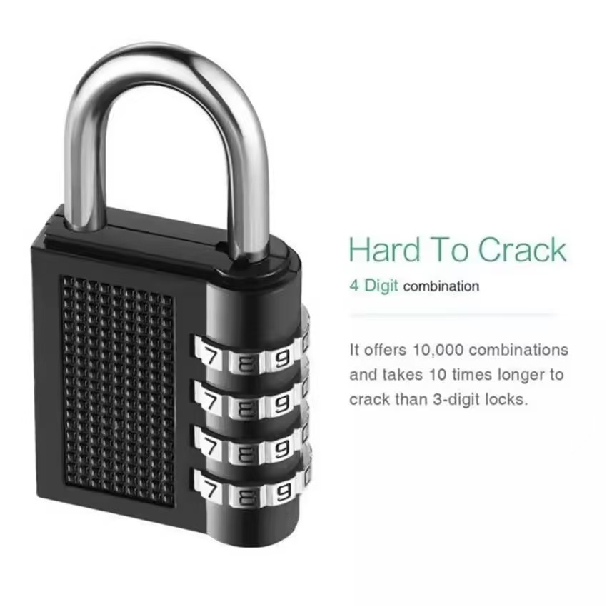 4 digit code lock, password set key house door key house lock key suitcase lock password key master 