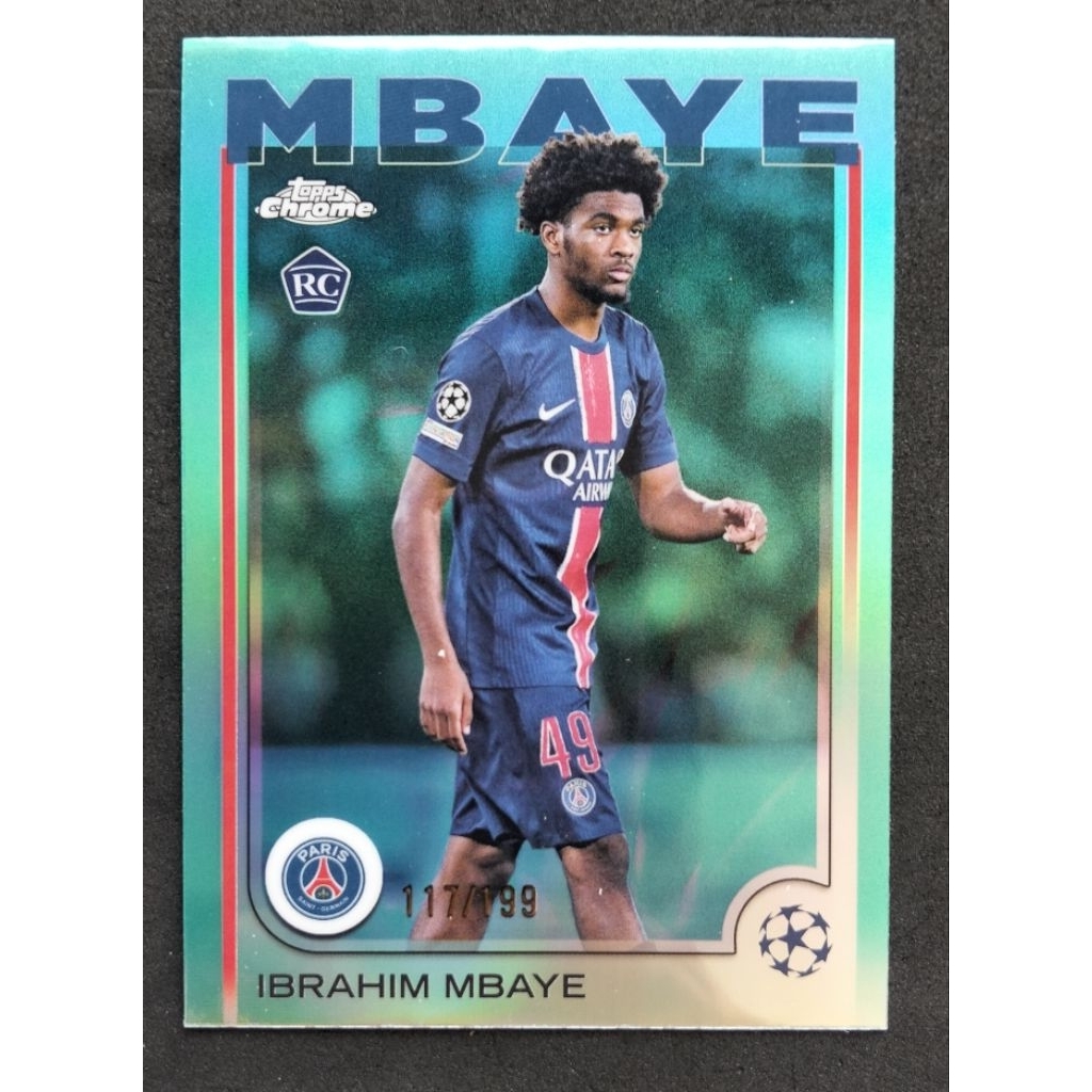 การ์ดฟุตบอล Run Number Topps Chrome UEFA Club Competitions