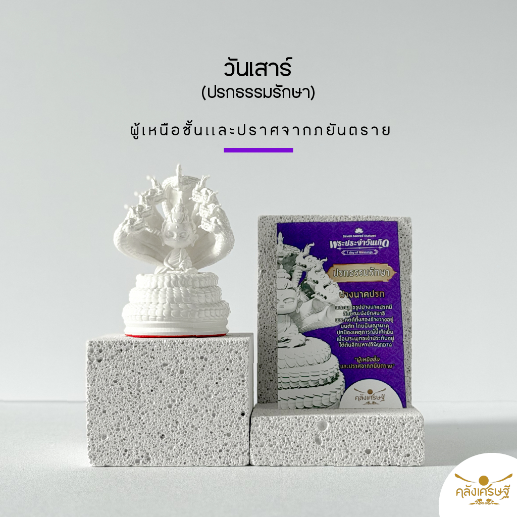 พระประจำวันเกิด 7 วัน เสริมดวงตามวันเกิด Seven Sacred Statues ของมงคลสายมู เสริมบุญบารมี แถมฟรีกล่อง+การ์ด+บทสวดบูชา