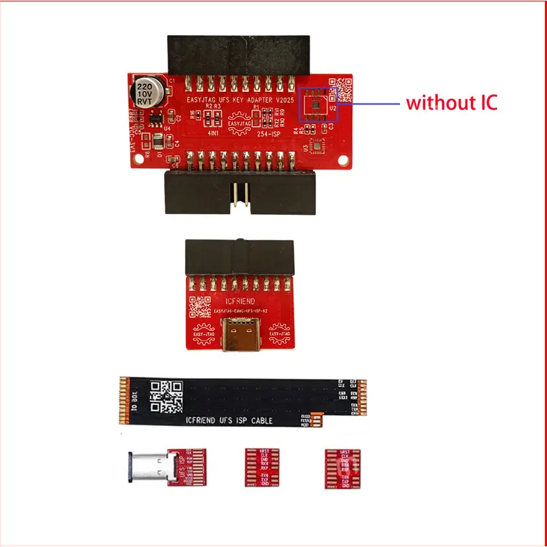 Support Easy UFS BGA 254 ISP Adapter K1 K2-UFS (ไม่มี  IC)