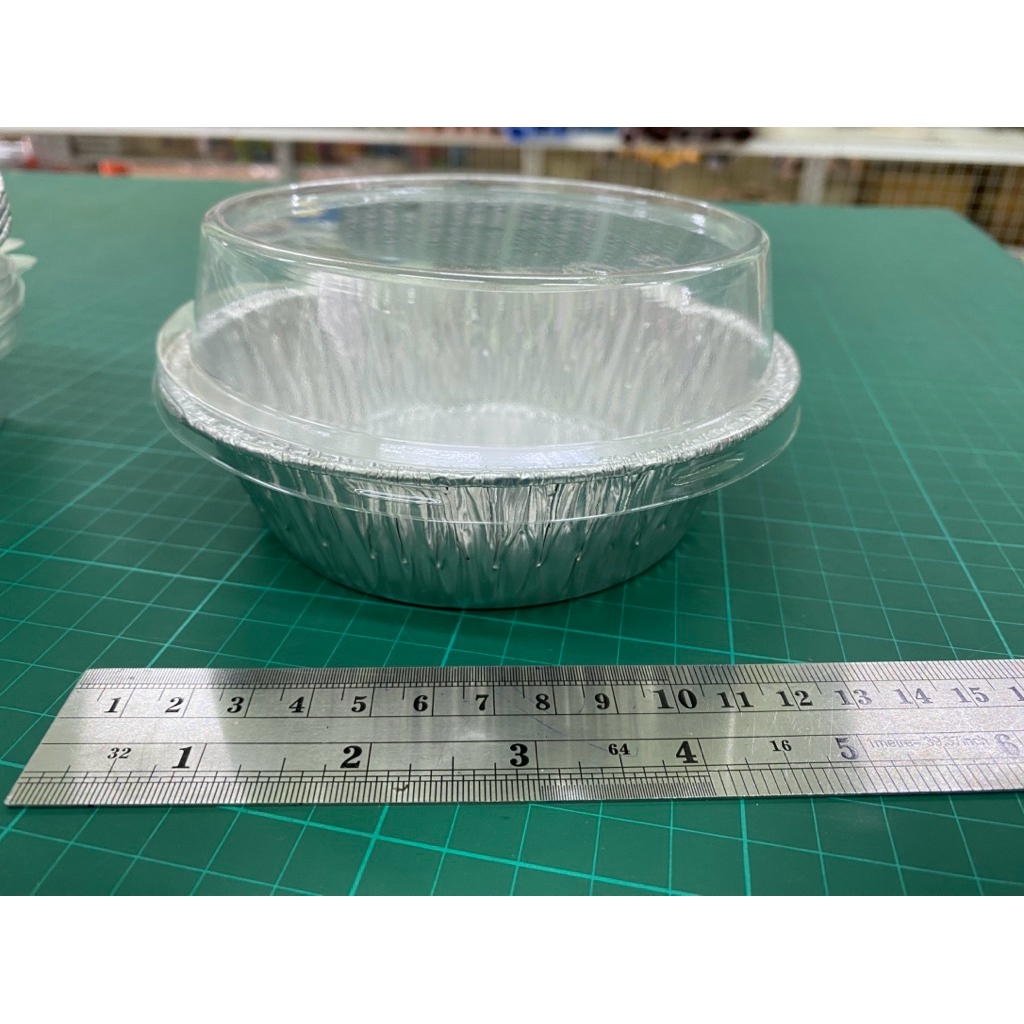 ถาดฟอยล์ 3383-P พร้อมฝา 5ชุด 380มล.