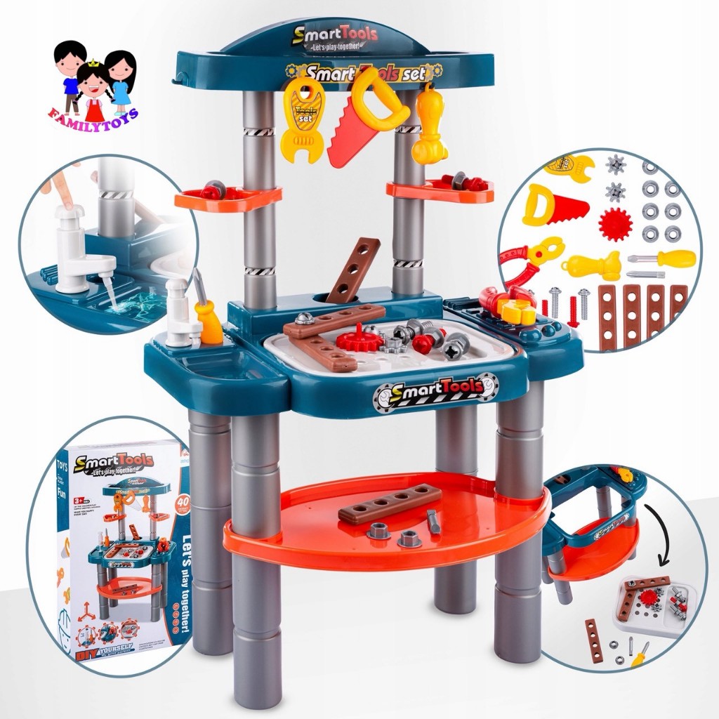 familytoys168 ชุดของเล่นโต๊ะเครื่องมือช่างจำลองน่ารักๆ  DK689-5A