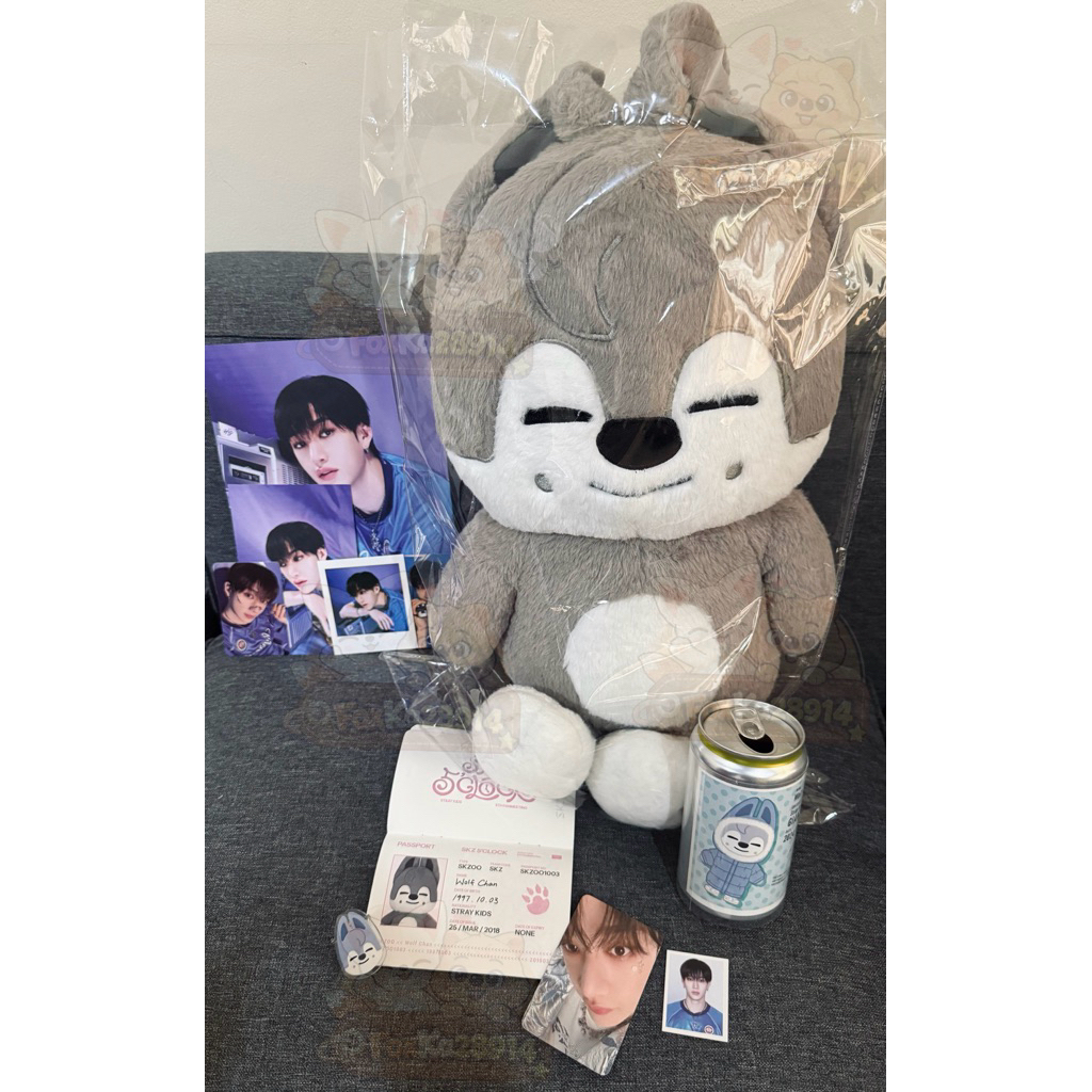 SKZOO Wolfchan Plush Teddy Bear