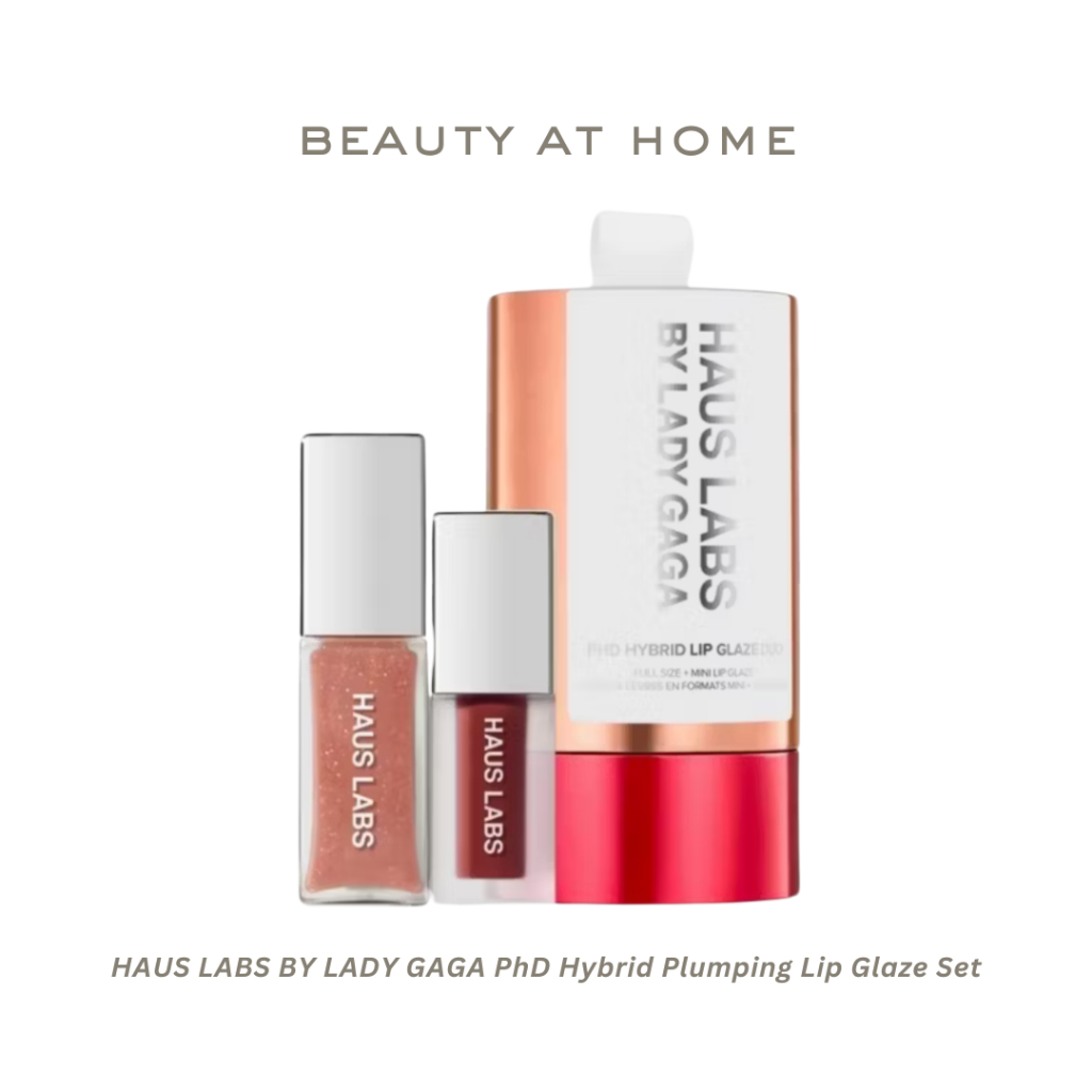 *พร้อมส่ง* HAUS LABS BY LADY GAGA PhD Hybrid Plumping Lip Glaze Set