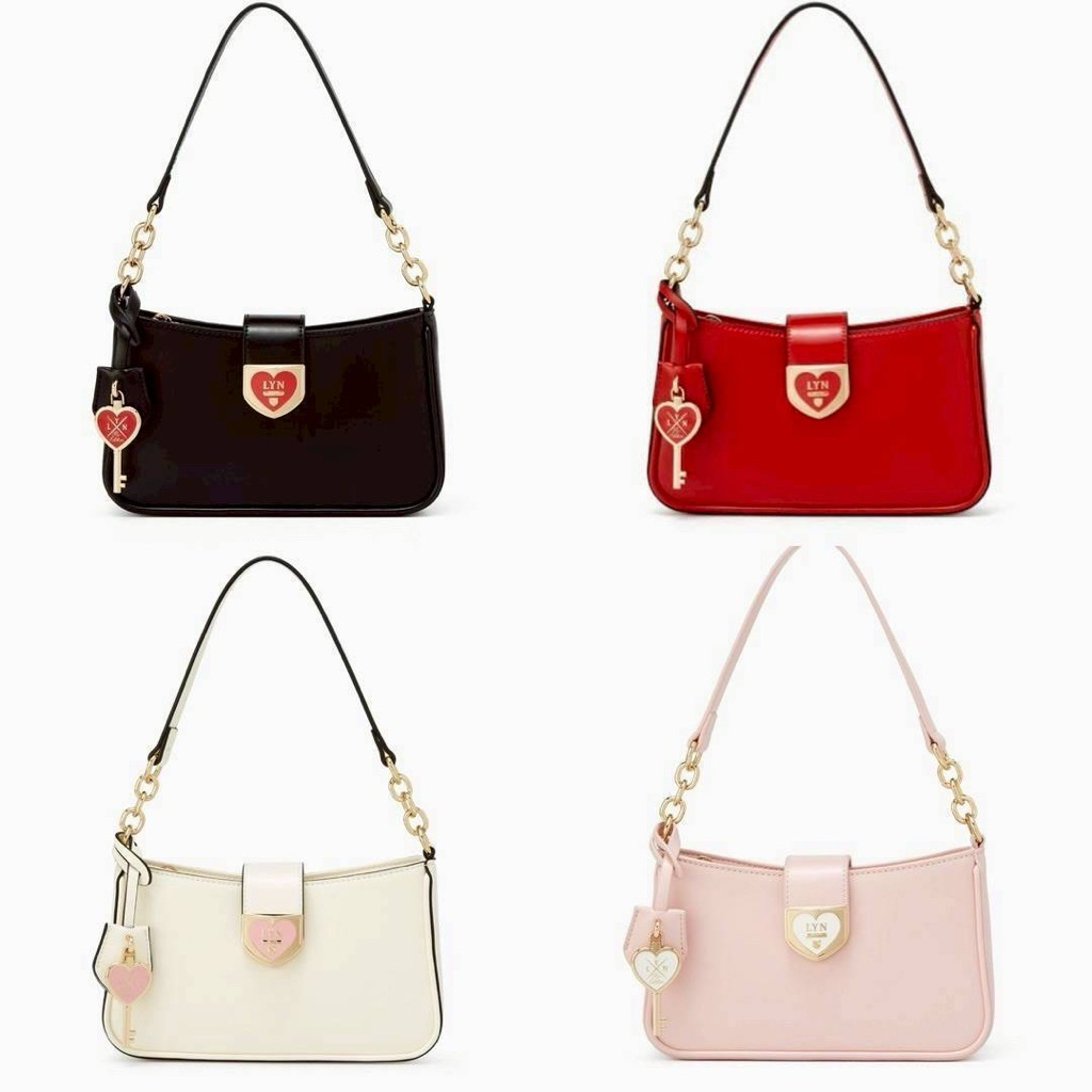 👛👛กระเป๋าสะพายข้างลิน L Y N ทรงพอช (รหัส ล440)👛👛