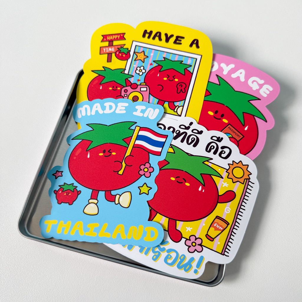 ✈️ LUGGAGE STICKER สติกเกอร์ติดกระเป๋าเดินทาง 🧳 by pleasenjoyy