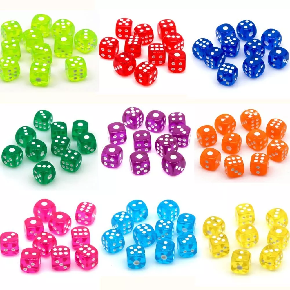 ลูกเต๋า D6 DOT 12mm. 1 ลูก(1die) | ลูกเต๋า Dice For DnD D&D MTG RPG TRPG เกมกระดาน บอร์ดเกม Game ไพ่ทาโรต์ Magic เมจิก thumbnail 3