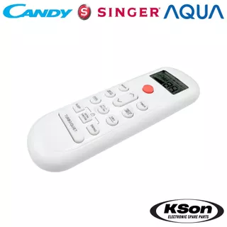 รีโมทแอร์ แคนดี้ ซิงเกอร์ อควา อะไหล่แอร์ CANDY SINGER AQUA Air Conditioner Remote Control