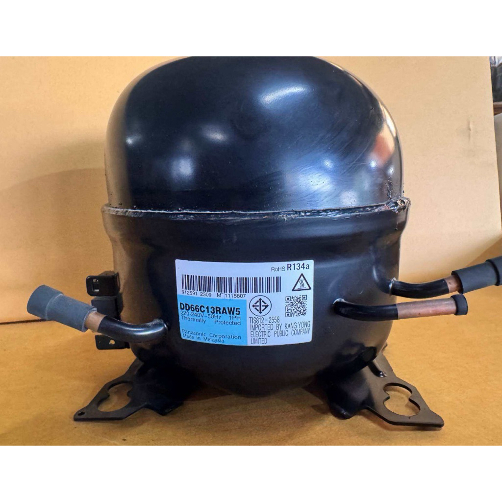 คอมเพรสเซอร์ตู้เย็น/ตู้แช่ คอมใหม่ รหัสDD66C13RAW5 R134