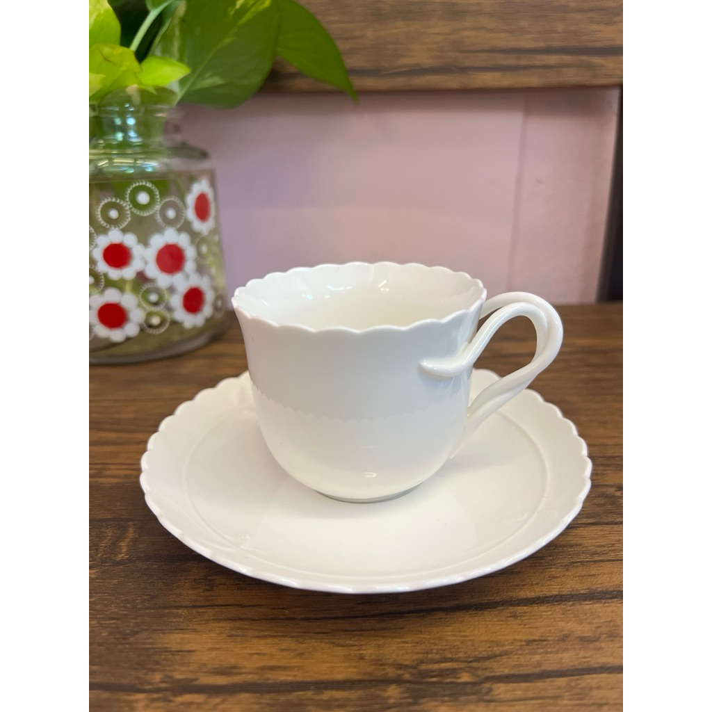 TG0226.0450 - ชุดกาแฟ ขาวล้วน แบรนด์ NAKAYAMA