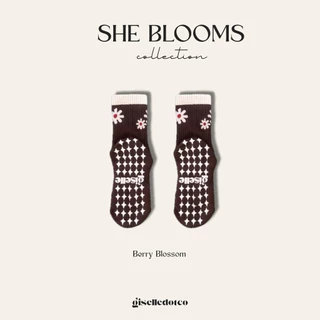 Berry Blossom Gripsocks ถุงเท้ากันลื่น