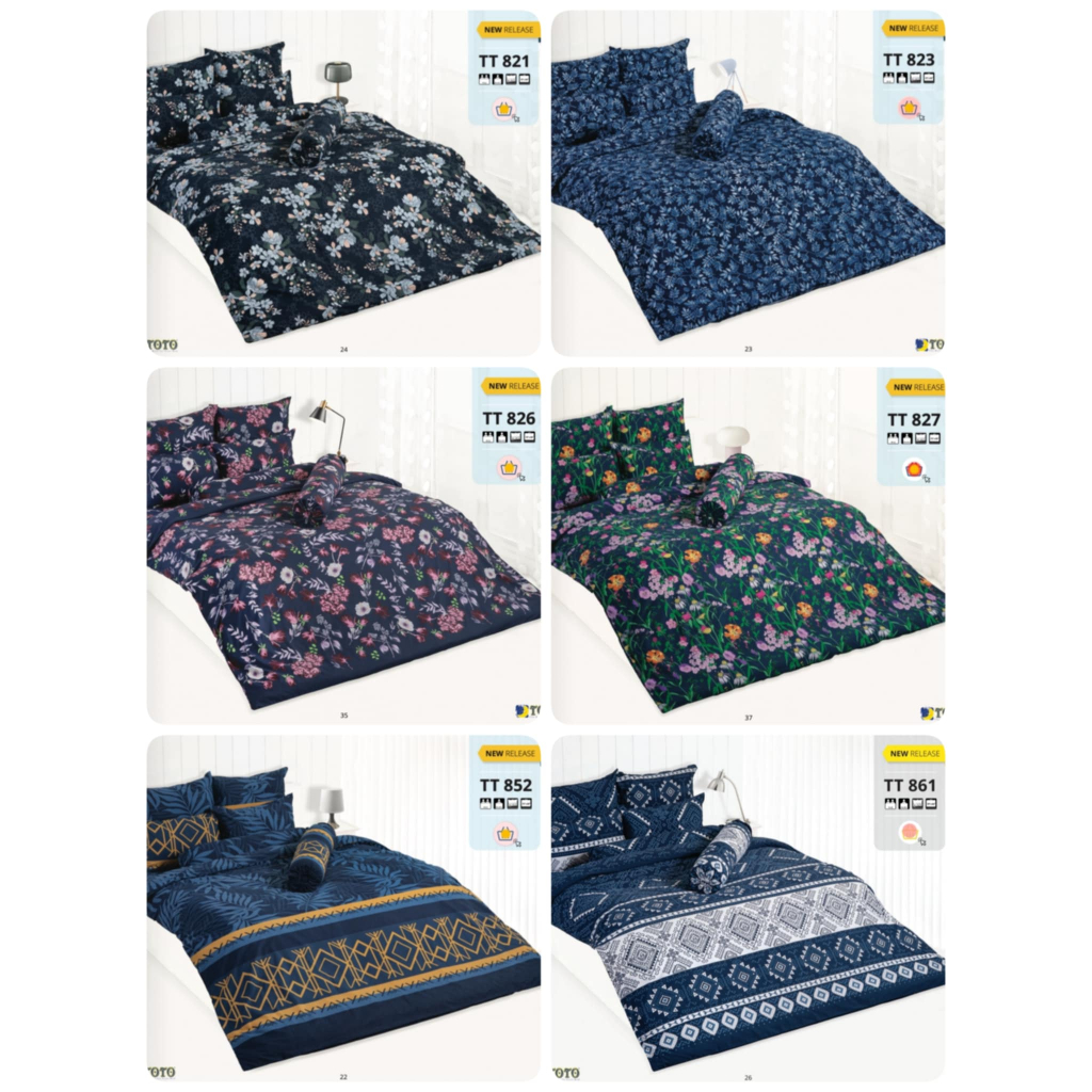 ผ้าปูที่นอน 3.5 ฟุต/5 ฟุต/6 ฟุต TOTO ลายทั่วไป