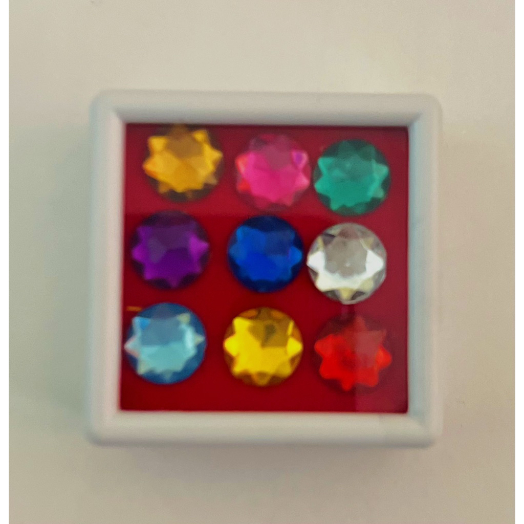 พลอยนพเก้า พลอย9สี 10 มิล