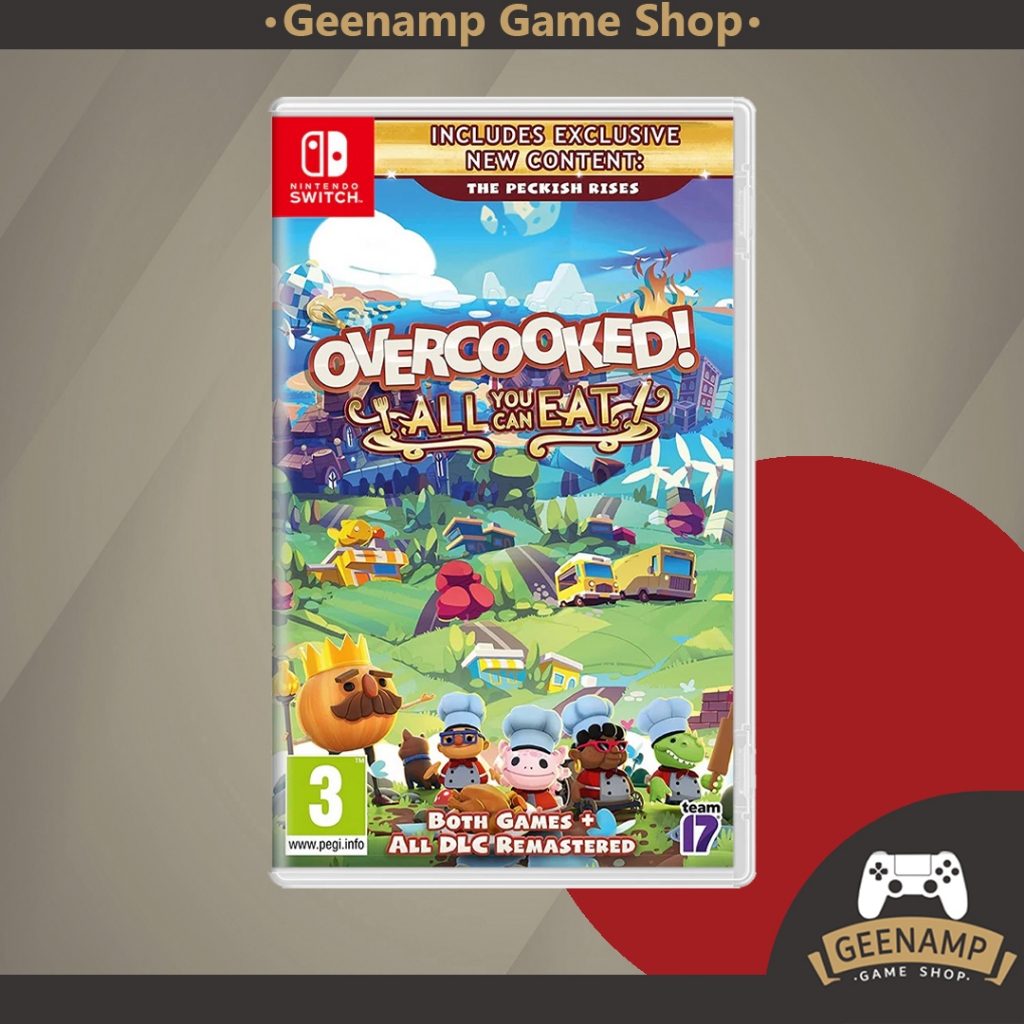 NSW [มือ1] Overcooked! All You Can Eat (R2/EU)(EN) รวม2ภาค - Nintendo Switch # Overcooked