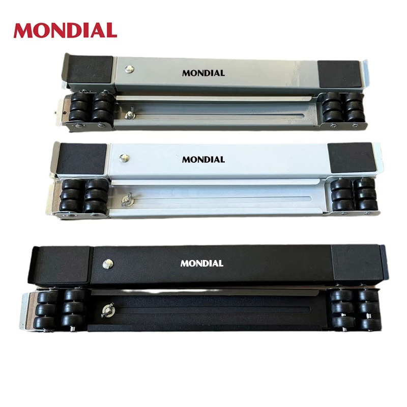 Mondial ฐานรองเครื่องซักผ้า 24 ล้อ ปรับยืดได้ ใช้ได้กับตู้เย็นและแอร์ พร้อมเบรกล็อก แข็งแรง รองรับน้ำหนักได้ถึง 300 กก