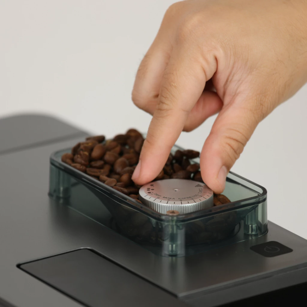 Oggi Rubik เครื่องชงกาแฟอัตโนมัติ 4 in1 มีเครื่องบดในตัว 20บาร์ ชงเมล็ดสด/แคปซูล Nespresso DolceGusto ตีฟองนมอัตโนมัติ thumbnail 5