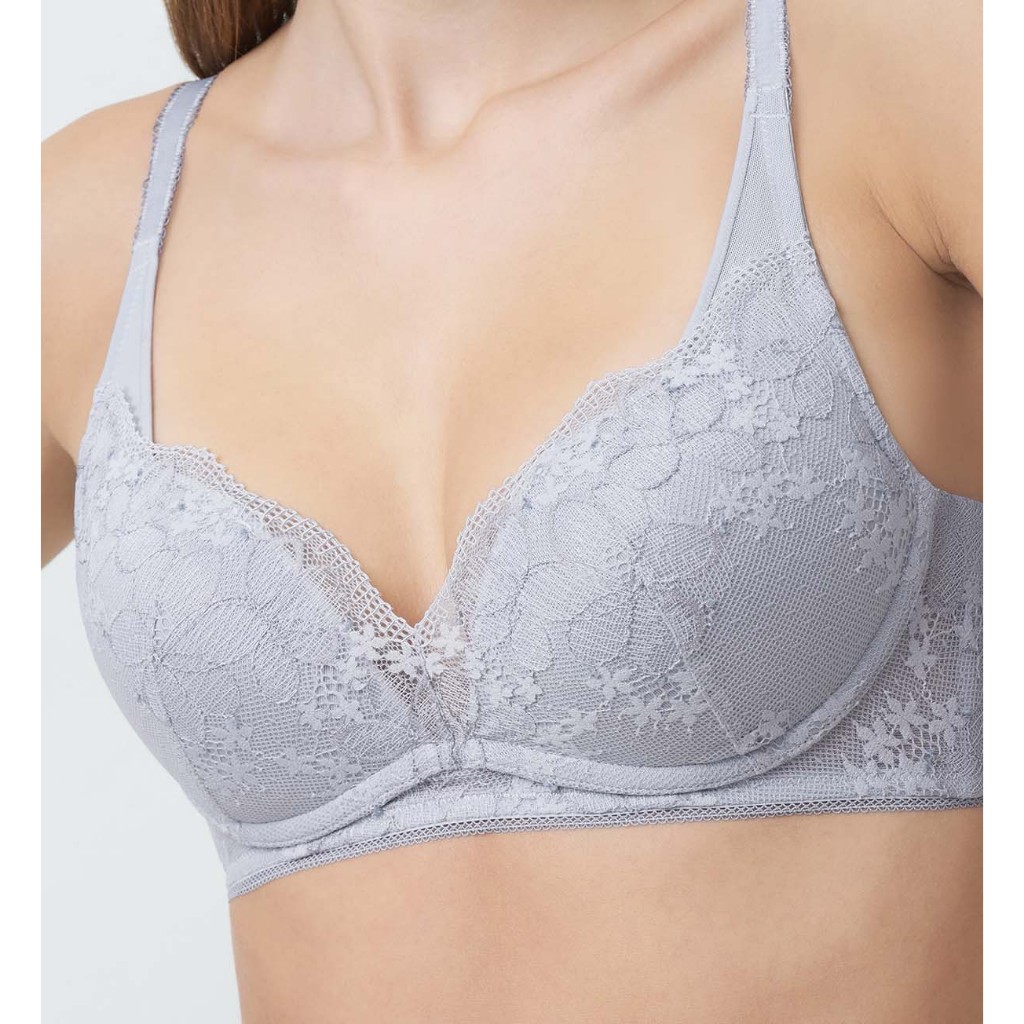 Triumph เสื้อชั้นในไม่มีโครง รุ่น Aqua Plumeria HU DV 01 รหัส 10227760 สีเทาอ่อน 6227 — صورة 4