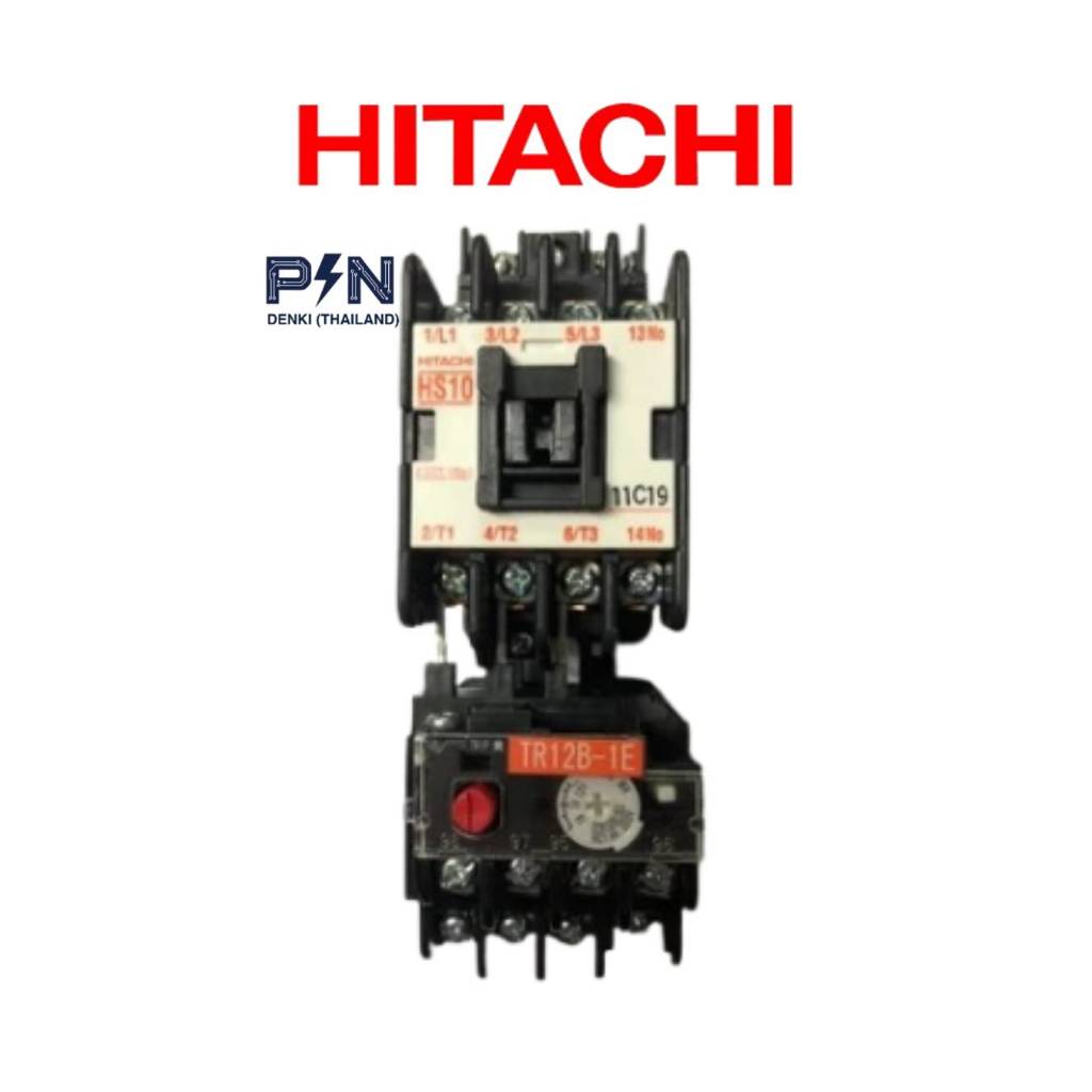 HITACHI แมกเนติกพร้อมโอเวอร์โหลด HS10-T 220V,380V 1a