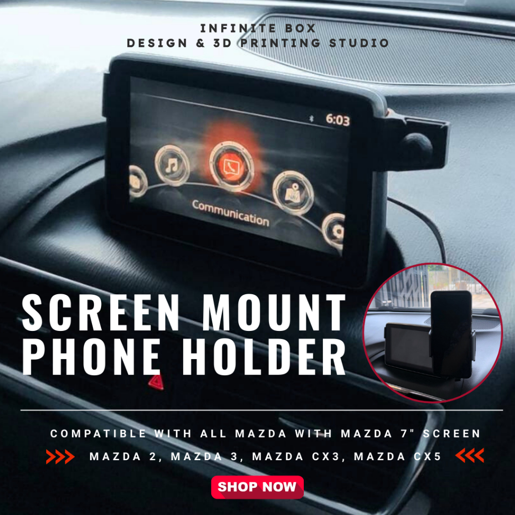 ที่วางโทรศัพท์มือถือ Mazda ขาจับโทรศัพท์ที่จอ สำหรับรถยนต์มาสด้า Mazda | Mazda Screen Mount Phone Holder