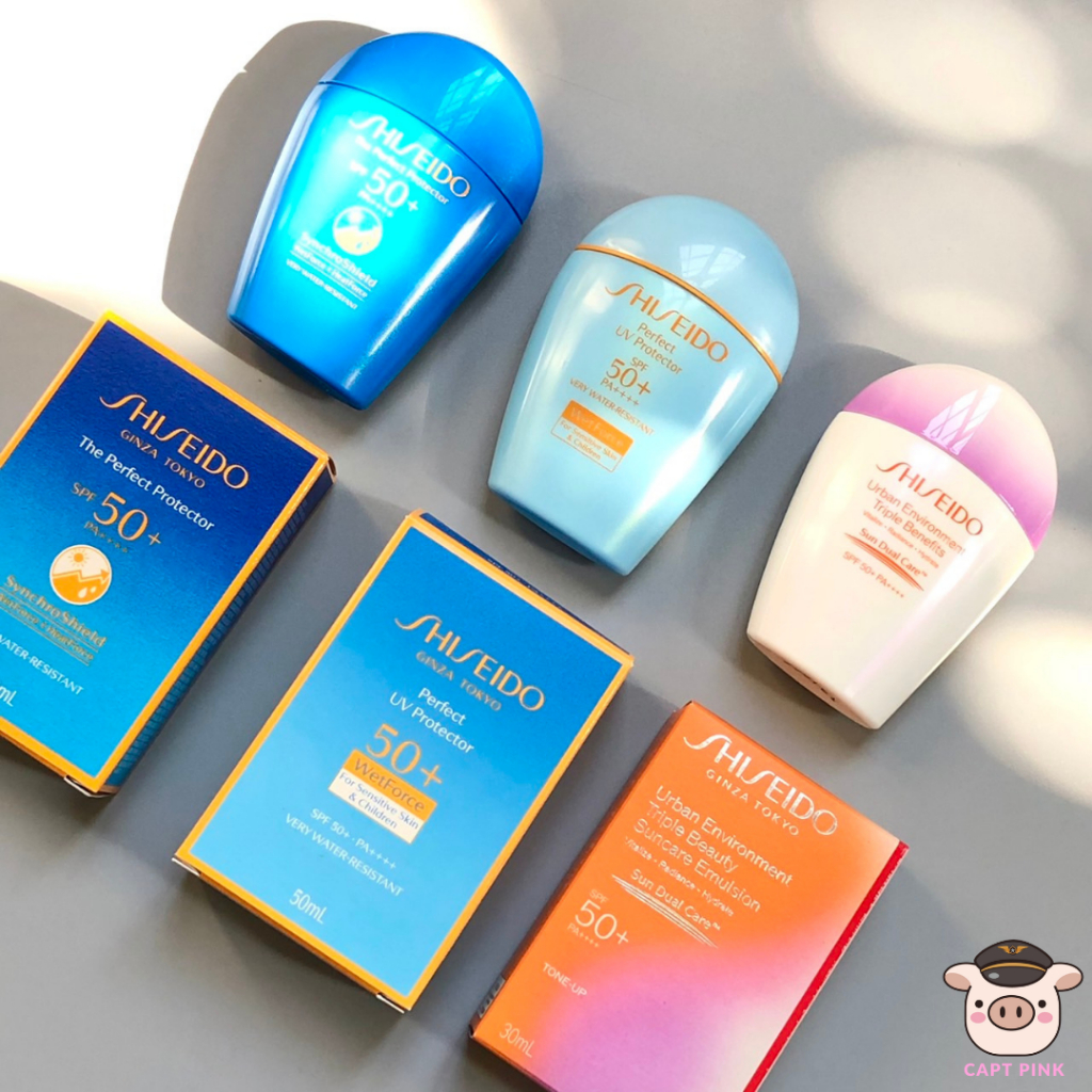 Shiseido UV Sunscreen Emulsion/Protactiove /Sensitive /Stick กันแดดชิเซโด้ (มีหลายสูตร) ของแท้✅
