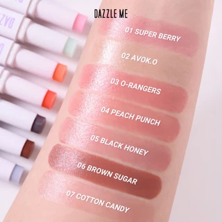 ถูก/แท้/มีไลฟ์ (มีสีใหม่) ลิป Dazzle Me Fruit Justice Lip Balm บาล์ม ลิปมัน เปลี่ยนสีตามค่าpH บำรุงปาก ชุ่มชืน เปลี่ยนสี