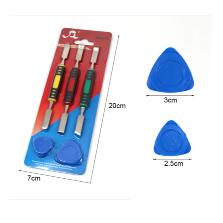 เครื่องมือแกะอุปกรณ์อิเล็กทรอนิกส์ 3 ชิ้น สำหรับมือถือและโน้ตบุ๊ก opening tool mobile phone