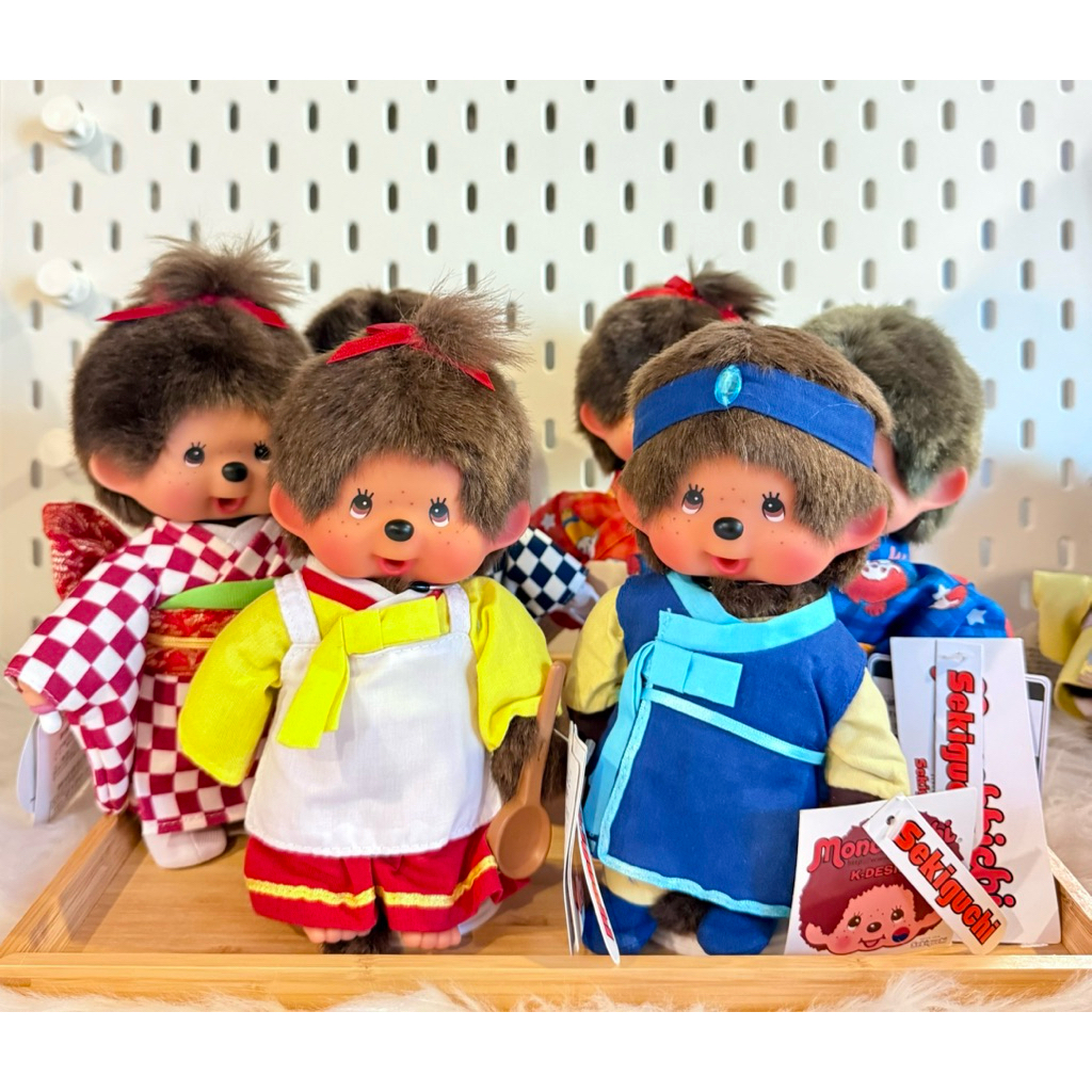 [พร้อมส่งด่วน!]🌟ใช้โค้ดลด🌟 Monchhichi Kimono Sekiguchi ไซส์ S ของแท้100%  ป้ายครบ!!!