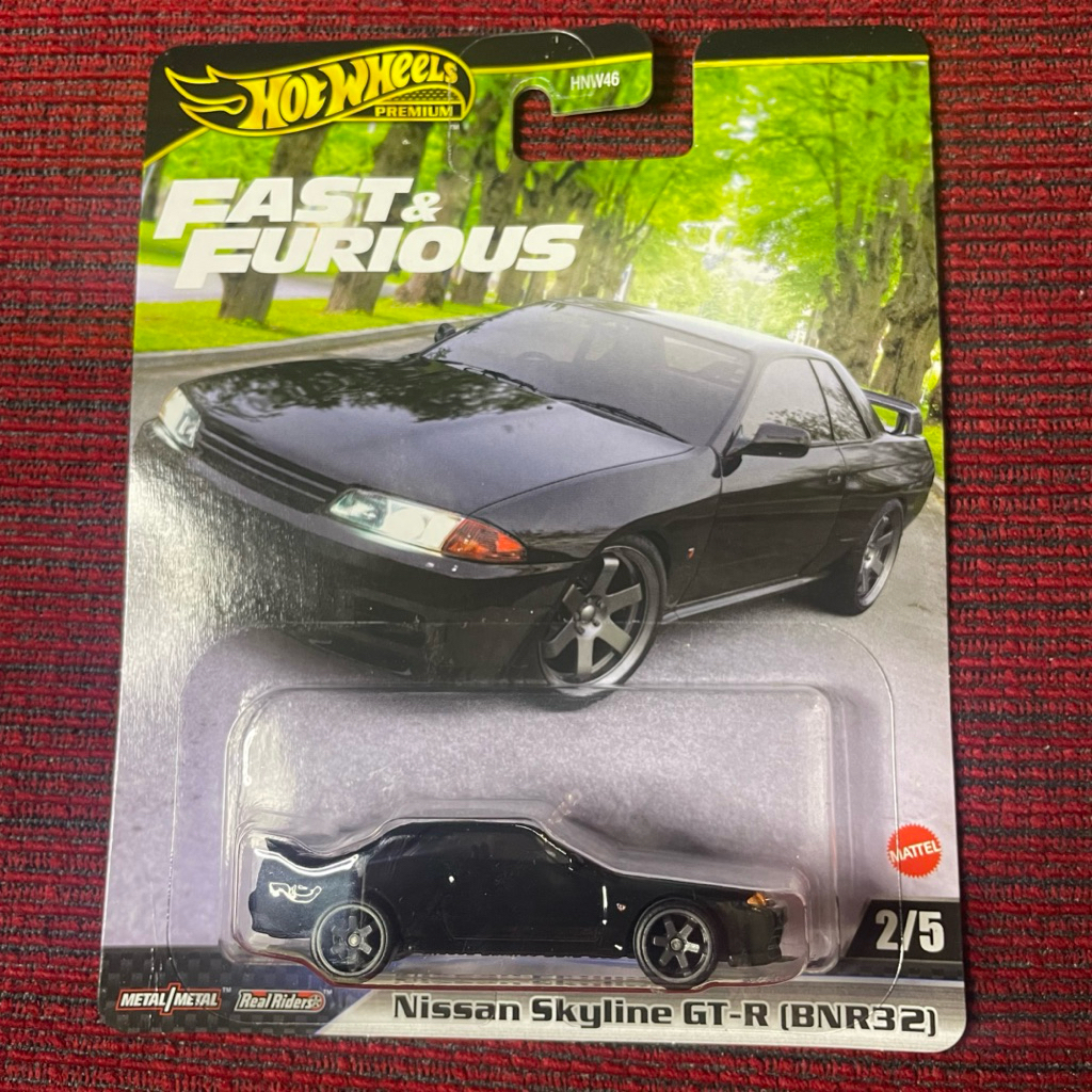 Hot Wheels Premium NISSAN SKYLINE GT-R (BNR32)⚫️pack JAPAN