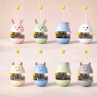 Thai.th ของเล่นแมวตุ๊กตาล้มลุก เสริมพัฒนาการ ใส่อาหารสัตว์ Tumbler